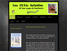 Tablet Screenshot of leschtisbaladins.org